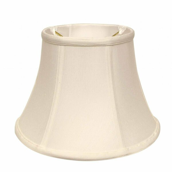 Homeroots 19 in. White Drum Monay Shantung Lampshade 469502